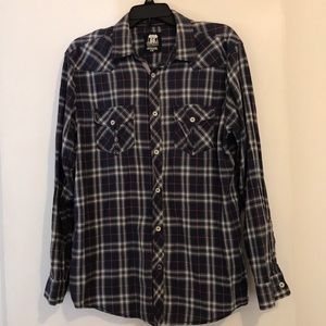 Men’s Route 66 Casual Button Down Shirt